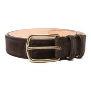 Suede Riem met OC Strip Design Officine Creative , Brown , Heren