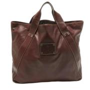 Pre-owned Leather gucci-bags Gucci Vintage , Brown , Dames