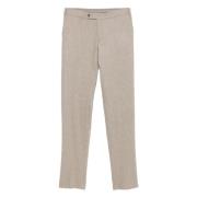 Luxe Wol Kasjmier Broek PT Torino , Beige , Heren