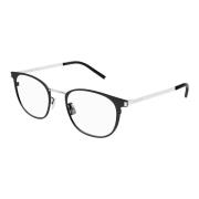 Zwart Zilver Brilmonturen SL 584 Saint Laurent , Black , Unisex