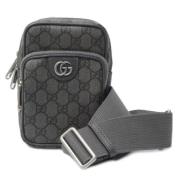 Pre-owned Canvas gucci-bags Gucci Vintage , Gray , Dames