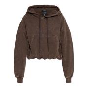 Katoenen sweatshirt R13 , Brown , Dames