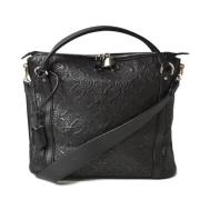 Pre-owned Leather louis-vuitton-bags Louis Vuitton Vintage , Black , D...