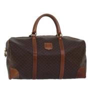 Pre-owned Leather travel-bags Celine Vintage , Brown , Dames