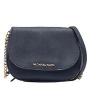 Pre-owned Leather shoulder-bags Michael Kors Pre-owned , Blue , Dames