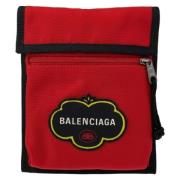 Pre-owned Canvas crossbody-bags Balenciaga Vintage , Red , Heren