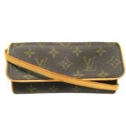 Pre-owned Canvas louis-vuitton-bags Louis Vuitton Vintage , Brown , Da...