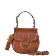 Pre-owned Leather handbags Coach Pre-owned , Brown , Dames