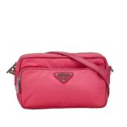 Pre-owned Canvas crossbody-bags Prada Vintage , Pink , Dames