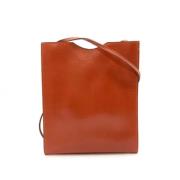 Pre-owned Leather crossbody-bags Hermès Vintage , Brown , Dames