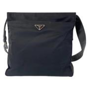 Pre-owned Canvas prada-bags Prada Vintage , Black , Dames