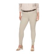 Enkel Raw Denim Jeans Only Carmakoma , Beige , Dames