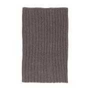 Geribbelde Gebreide Cirkel Sjaal Rick Owens , Gray , Dames