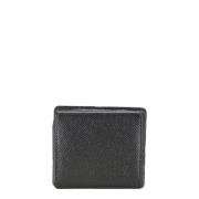 Pre-owned Leather wallets Louis Vuitton Vintage , Black , Dames