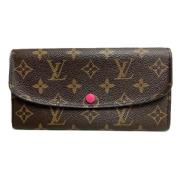 Pre-owned Canvas wallets Louis Vuitton Vintage , Brown , Dames