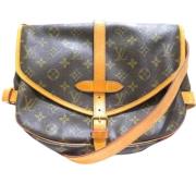 Pre-owned Canvas crossbody-bags Louis Vuitton Vintage , Brown , Dames