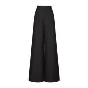 Zwarte Broek Stijlvol Valentino Garavani , Black , Dames