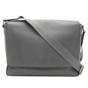 Pre-owned Leather louis-vuitton-bags Louis Vuitton Vintage , Gray , Da...