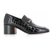 Zwarte Sandalen met Krokodillenprint Christian Louboutin , Black , Dam...