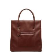 Pre-owned Leather handbags Cartier Vintage , Brown , Dames