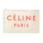 Pre-owned Canvas celine-bags Celine Vintage , White , Dames