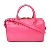 Pre-owned Leather handbags Yves Saint Laurent Vintage , Pink , Heren