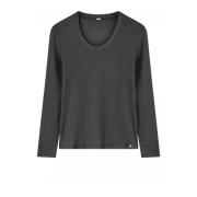 Camille Longsleeve T-shirt Magneet Gustav , Gray , Dames