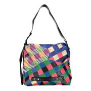 Zwarte Schoudertas met Verstelbare Band Desigual , Multicolor , Dames