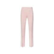 Geruite broek Bottega Veneta , Pink , Dames