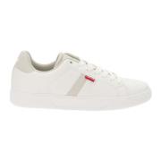 Heren Sneakers van Kunstleer Levi's , White , Heren