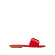 Rode leren sandalen Marc Jacobs , Red , Dames