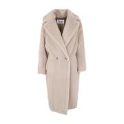 Double-Breasted Coats Max Mara , Beige , Dames