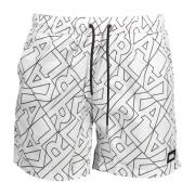 Heren Zwemshorts Wit Karl Lagerfeld , White , Heren