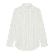 Gestreepte blouse Marc O'Polo , White , Dames