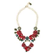 Kristal Statement Ketting Goud Multicolor Dolce & Gabbana , Multicolor...