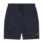 Pool Print Swimshort Lyle & Scott , Blue , Heren