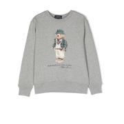 Grijze Kinderen Crew-Neck Sweatshirt Ralph Lauren , Gray , Heren