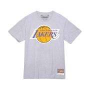 NBA Lakers Team Logo Tee Mitchell & Ness , Gray , Heren