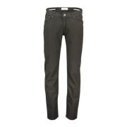 Groene Slim-fit 5-Pocket Winterbroek Brax , Brown , Heren