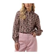 Gedrukte Ballonmouw Shirt Scotch & Soda , Multicolor , Dames