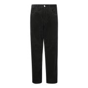 Fluwelen Wijde Pijp Jeans Carhartt Wip , Black , Heren