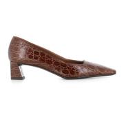 Bruin Leren Hakken Pumps Giuseppe Zanotti , Brown , Dames