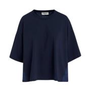 Satin T-shirt Essentiel Antwerp , Blue , Dames