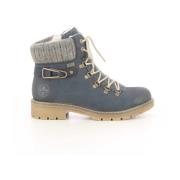 Blauwe Damesschoenen Stijlvol Model Rieker , Blue , Dames