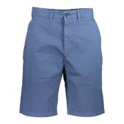 Blauwe Bermuda Shorts Regular Fit Katoen North Sails , Blue , Heren