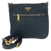 Pre-owned Canvas prada-bags Prada Vintage , Black , Dames