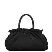 Pre-owned Canvas handbags Prada Vintage , Black , Dames