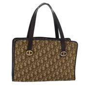 Pre-owned Canvas handbags Dior Vintage , Brown , Dames