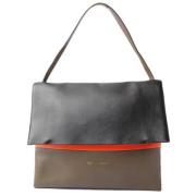 Pre-owned Leather celine-bags Celine Vintage , Black , Dames