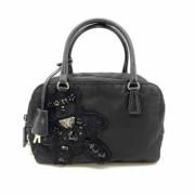 Pre-owned Canvas handbags Prada Vintage , Black , Dames